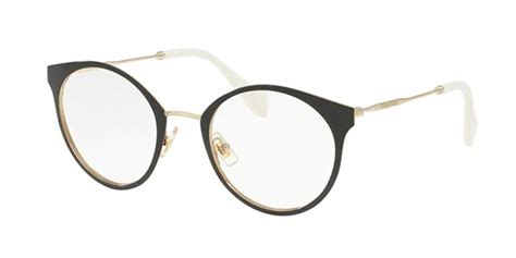 Miu Miu MU51PV 1AB1O1 Eyeglasses in Silver